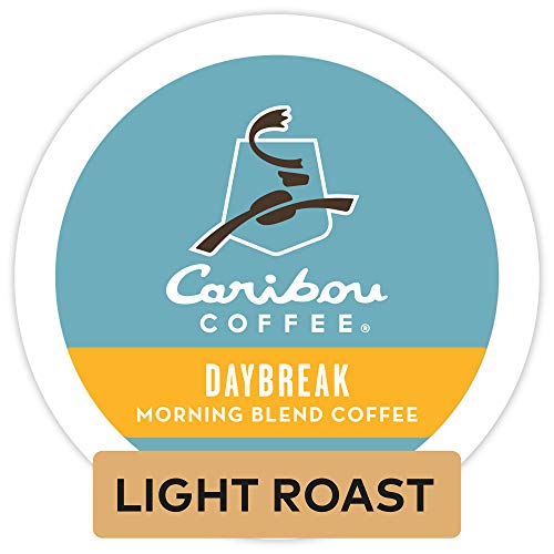 Caribou Coffee Daybreak Morning Blend, Single Serve Coffee K-Cup Pod, Light Roast, 24