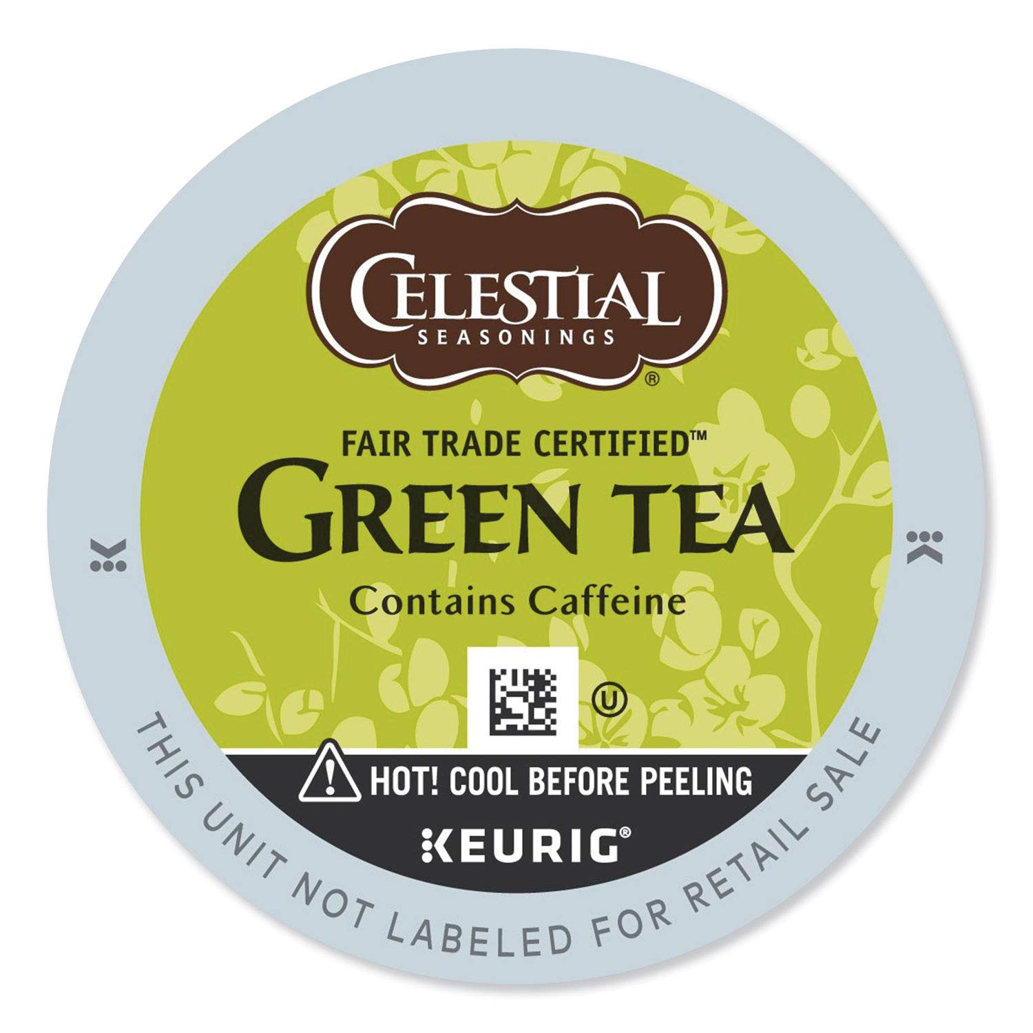 Book Cover Celestial Seasonings Authentic Green Tea, K-Cup Portion Pack for Keurig K-Cup Brewers, 24-Count