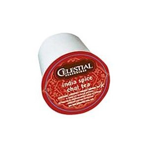 Book Cover Celestial Seasonings India Spice Chai,  K-Cup Portion Pack for Keurig K-Cup Brewers, 24-Count