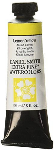 Book Cover DANIEL SMITH Extra Fine Watercolor 15ml Paint Tube, Lemon Yellow, 0.51 Fl Oz (Pack of 1)