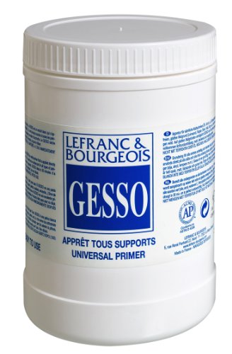 Lefranc Bourgeois Peinture Gesso pot 1 L Blanc