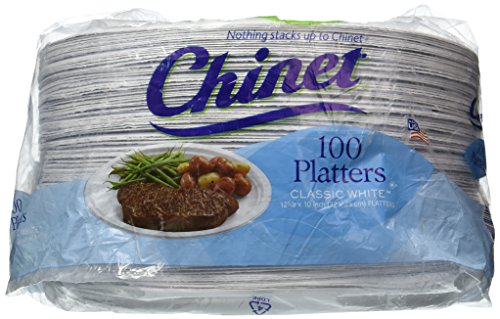 Book Cover Chinet Platters, Extra Large, 100Count