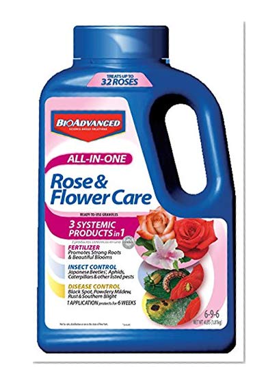 Book Cover Bayer Advanced 701110A  All in One Rose and Flower Care Granules, 4-Pound