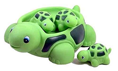 Book Cover Playmaker Toys Turtle Family Bath Sets(set of 4) - Floating Bath Tub Toy