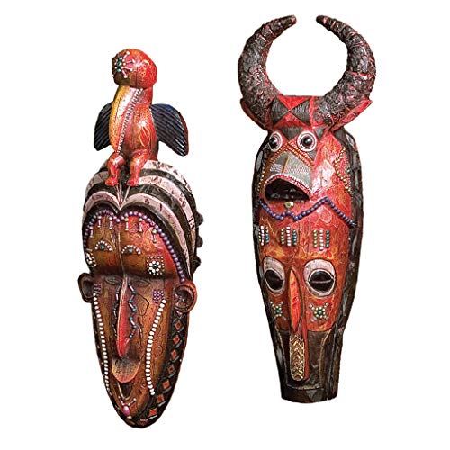 Book Cover Design Toscano Masks of the Congo Wall Sculptures
