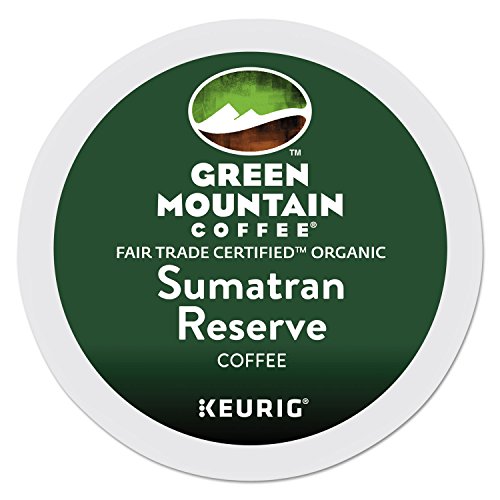 Green Mountain Fair Trade Organic Sumatran Reserve Dark Roast 4 Boxes of 24 K-Cups