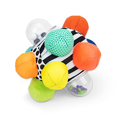 Book Cover Developmental Bumpy Ball | Easy to Grasp Bumps Help Develop Motor S##### | for Ages 6 Months and Up | Colors May Vary Multi color