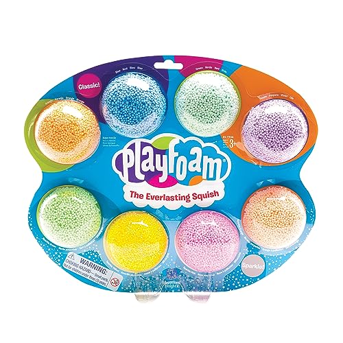 Educational Insights Playfoam Combo 8-Pack: Non-Toxic, Sensory, Shaping Fun, Sensory Bin, Ages 3+