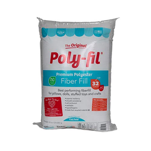 Fairfield Polyester Poly Fil Fiber Fill (32-Ounce)