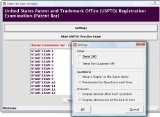 United States Patent and Trademark Office (USPTO) Registration Examination (Patent Bar Exam) Simulation Software 3,500 Questions, Based on MPEP 8th Edition, Revision 4. Windows Pcs Only.