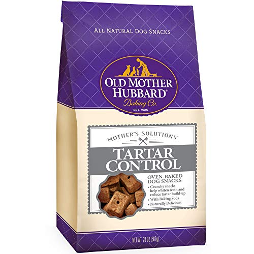 Book Cover Old Mother Hubbard Mother'S Solutions Tartar Control Crunchy Natural Dog Treats, 20-Ounce Bag