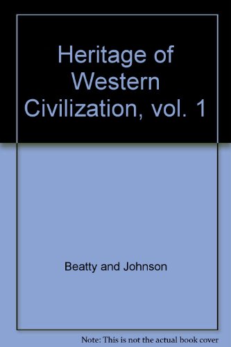 Heritage of Western Civilization, vol. 1. 2nd edition.