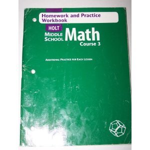Holt Middle School Math Course 3 byWinston