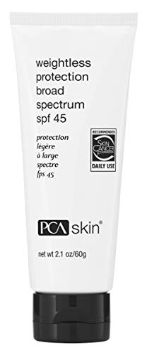 Book Cover PCA Skin Weightless Protection Broad Spectrum SPF 45, 2.1 oz