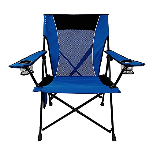 Book Cover Kijaro Dual Lock Portable Camping Chairs - Enjoy the Outdoors with a Versatile Folding Chair, Sports Chair, Outdoor Chair & Lawn Chair - Dual Lock Feature Locks Position – Maldives Blue