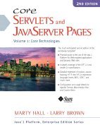 Core Servlets & Javaserver Pages Core Technologies 2ND EDITION [PB,2003]
