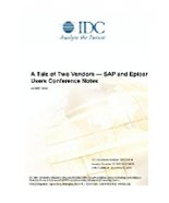 A Tale of Two Vendors  -  SAP and Epicor Users Conference Notes