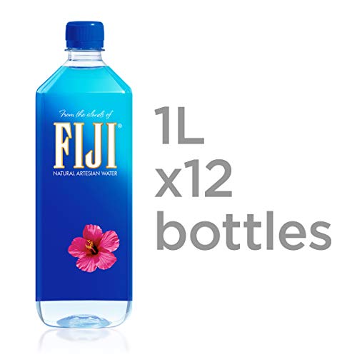 Book Cover FIJI Natural Artesian Water, 33.8 Fl Oz (Pack of 12 Bottles)