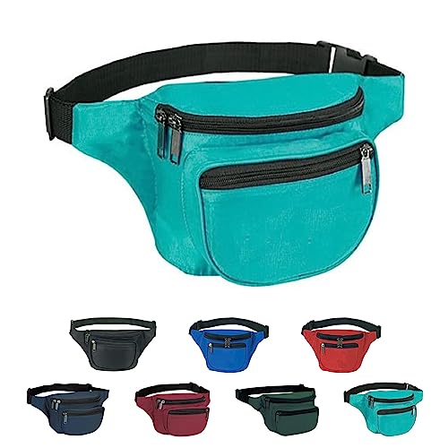 Yens® Fantasybag 3-Zipper Fanny Pack-Teal, FN-03