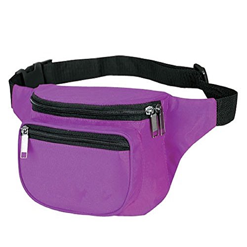 Yens® Fantasybag 3-Zipper Fanny Pack-Purple FN-03