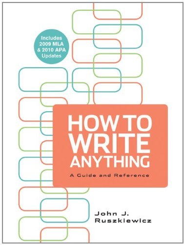 How to Write Anything A Guide & Reference (Hardcover, 2009)
