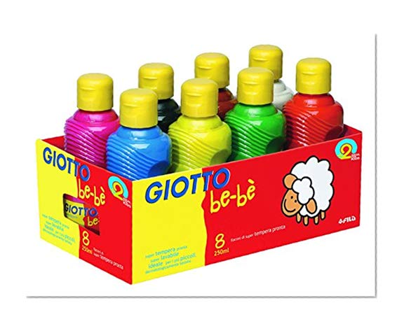 Omyacolor-gouache Giotto Bebe - Lot De 8 Flacons De 250ml [Jouet]