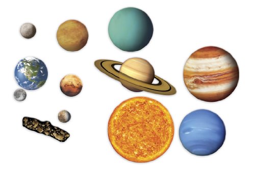 Book Cover Learning Resources Giant Magnetic Solar System, Whiteboard Display, 13 Piece Set, Ages 5+