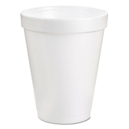 Book Cover DART 8J8 Insulated Styrofoam Cup, 8 Oz, 1000/CT, White, 8 Ounce