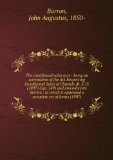 **REPRINT** The conditional sales acts : being an annotation of the Act Respecting Conditional Sales of Chattels (R. S. O. (1897) Cap. 149) and amendments thereto : to which is appended a complete set of forms