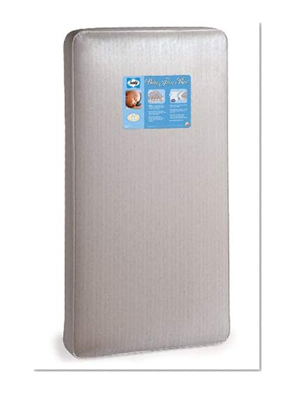 Book Cover Sealy Baby Firm Rest Infant/Toddler Crib Mattress-Luxury Design Pattern May Vary - 204 Premium Coils, Anti-Sag System, Waterproof Cover, Hypoallergenic Cushioning, High Coil Firmness, 51.7”x 27.3