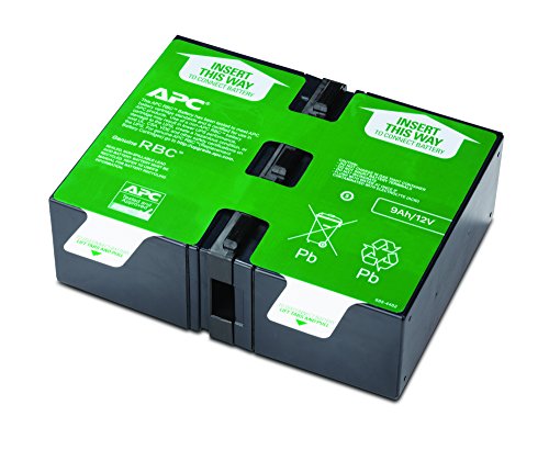 APC UPS Battery Replacement for APC UPS Models BR1500G, BR1300G, BX1500M, BX1500G, SMC1000-2U, SMC1000-2UC, BR1500GI, SMC1000-2U, SMC1000-2UC and Select Others (APCRBC124)