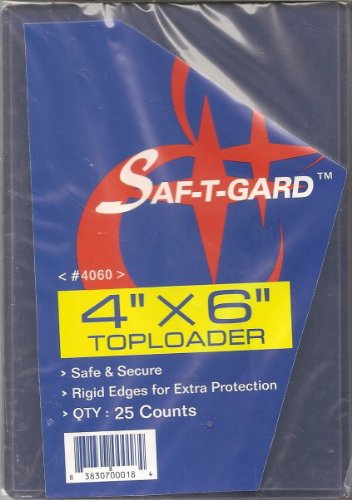 (50) 4" x 6" Top-Loader holders made for postcards