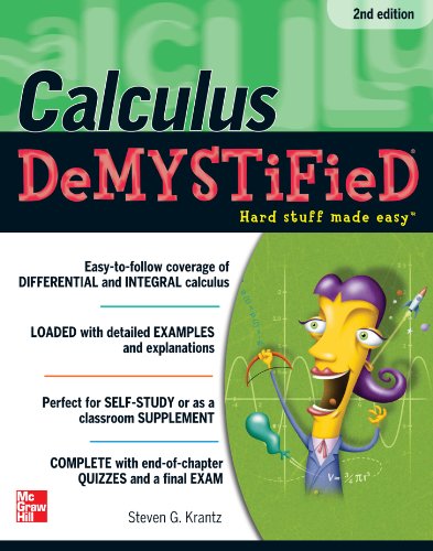 Book Cover Calculus DeMYSTiFieD, Second Edition