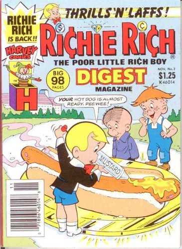 Richie Rich Digest Magazine #2 "Thrills'n' Laffs !" (November 1986)