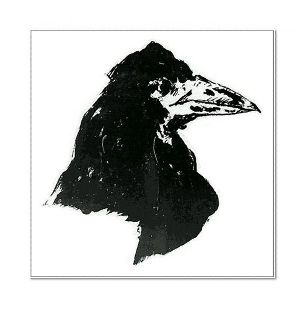 The Raven by Edgar Allan Poe in French and English Illustrated.