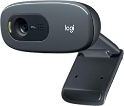 Book Cover Logitech C270 HD Webcam, HD 720p, Widescreen HD Video Calling, HD Light Correction, Noise-Reducing Mic, For Skype, FaceTime, Hangouts, WebEx, PC/Mac/Laptop/Macbook/Tablet - Black