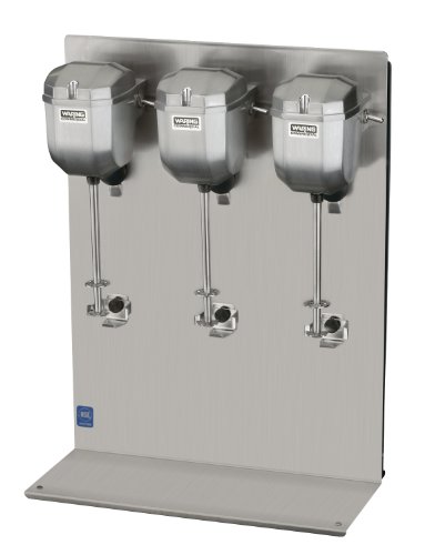 Waring Commercial Heavy Duty Die Cast Metal Triple Spindle Drink Mixer