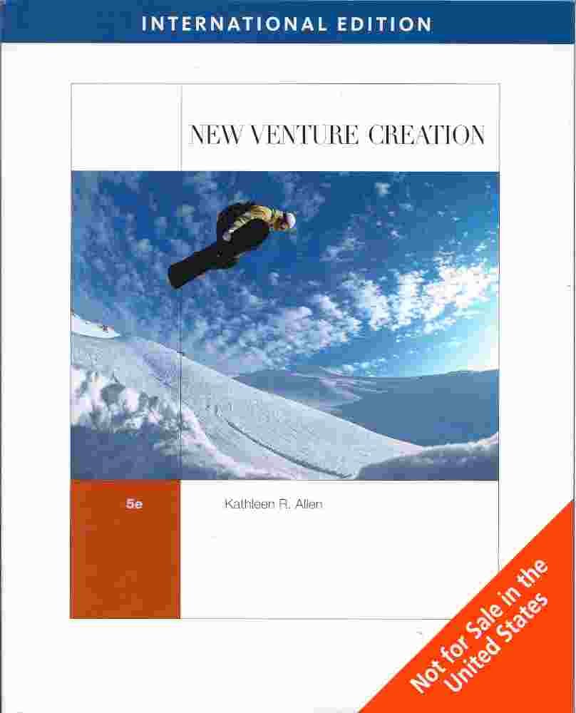 New Venture Creation An Entrepreneurial Approach