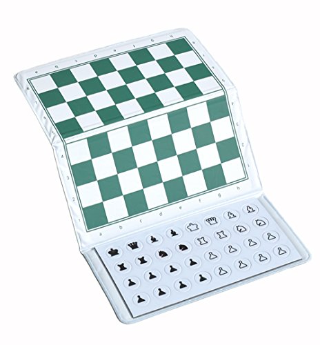 Book Cover Checkbook Magnetic Travel Chess Se