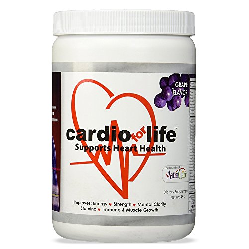 CardioForLife - 16 oz. Powder w/ AstraGin - Grape Flavor