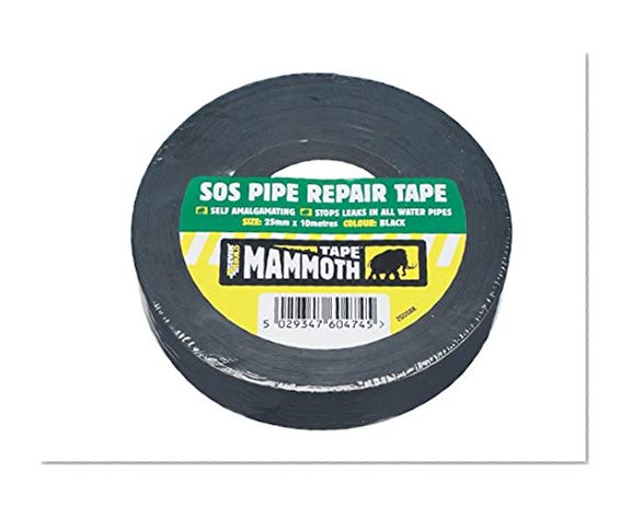 Everbuild evb2sosbk 25 mm x 10 m SOS Tuyau Ruban de réparation – Noir
