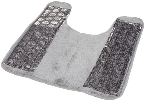 Popular Bath Silver Sinatra, Contour Rug