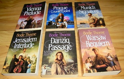 THE ZION COVENANT Series of SIX books. VIENNA PRELUDE PRAGUE COUNTERPOINT MUNICH SIGNATURE JERUSALEM INTERLUDE DANZIG PASSAGE WARSAW REQUIEM (Bodie Thoene)