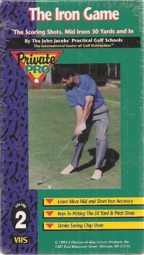 The Iron Game Volume 2 - The Scoring Shots, Mid Irons 50 Yards and In - VHS Tape - (Private Pro)