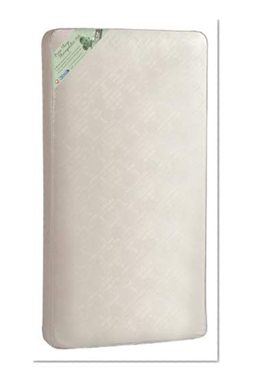 Book Cover Kolcraft Pure Sleep Therapeutic 150 Infant/Toddler Crib Mattress -150 Extra Firm Coils, Hypoallergenic, Durable Waterproof Cover, Crib Fit Tested, 51.7”x27.3