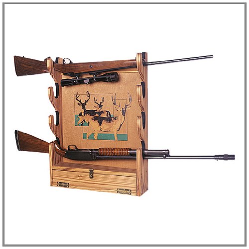 Build Your Own GUN RACK Wall Mounted San Angeo Style Pattern DIY PLANS; So Easy, Beginners Look Like Experts; PDF Download Version so you can get it NOW!