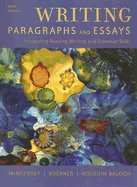 Writing Paragraphs and Essays: Integrating Reading, Writing, and Grammar Skills 6TH EDITION Spiral Binding