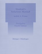 Prealgebra Students Solutions Manual" 4TH EDITION
