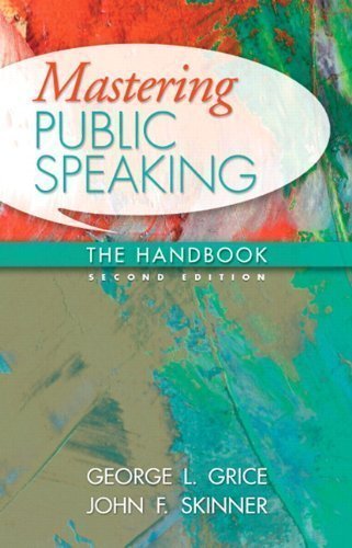 Mastering Public Speaking Handbook 2ND EDITION Spiral Binding