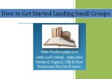 How to Get Started Leading Small Groups